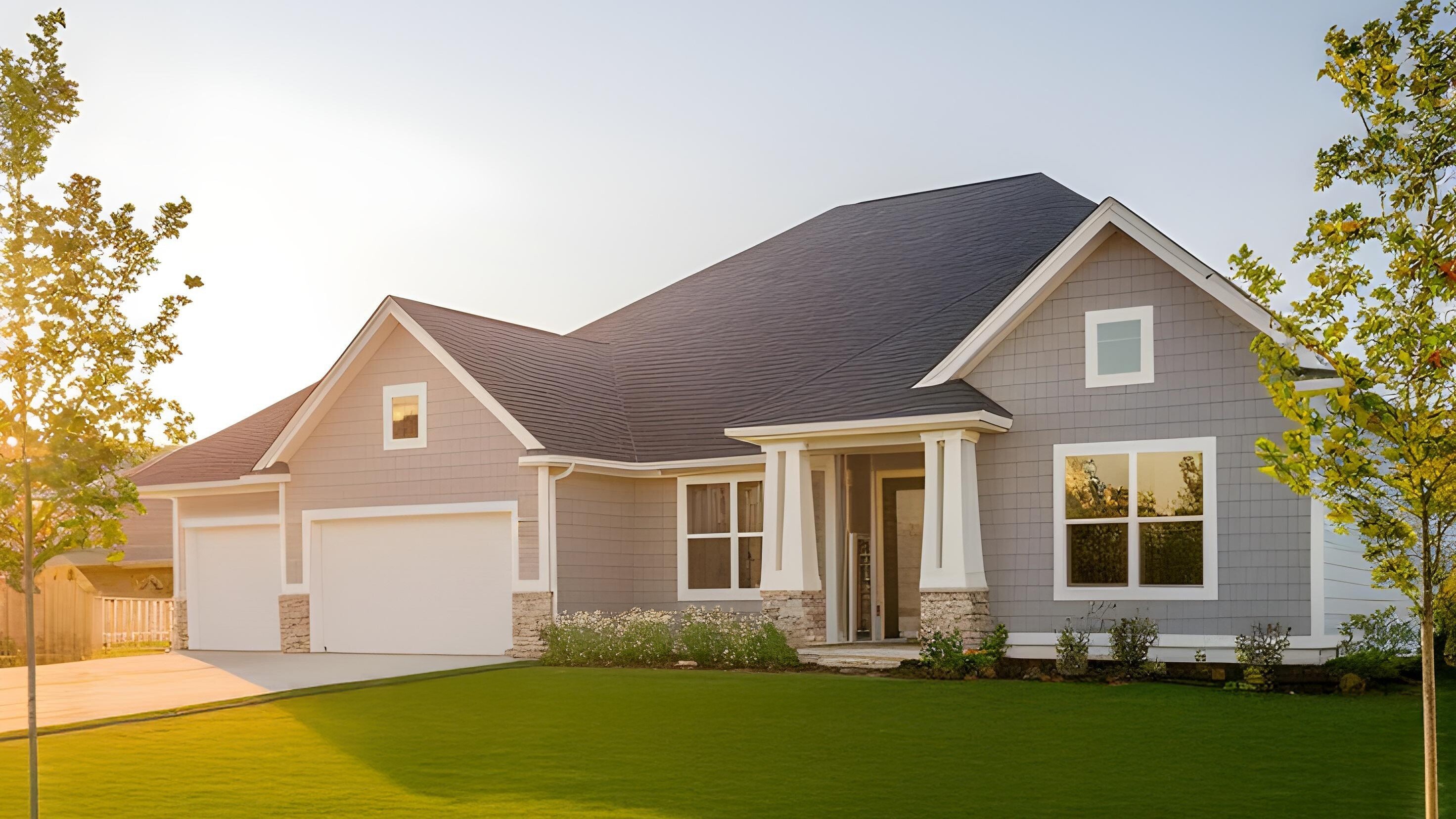beautiful-suburban-home-with-green-lawn-blue-sky